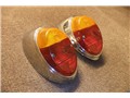 Chrome Tail Lights with NOS lenses