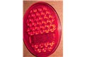 VW Beetle rear glass 52-55