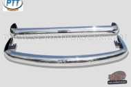 VW Bus T2 Early Bay stainless steel bumper