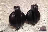 NOS Split Beetle Standard Black Dash Pod knobs