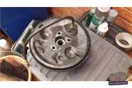 Front Brake Setup Drums