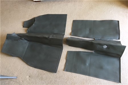 1961-66 RHD Beetle Rubber Floor Mats