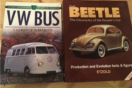 VW Bus and VW Beetle books