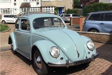 1956 VW Beetle Oval Swedish LHD Matching numbers in close to original condition L331 Horizon Blue