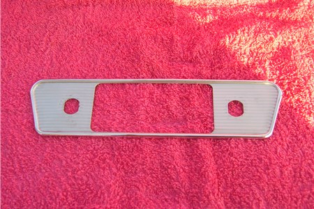 Chrome Radio Face plate