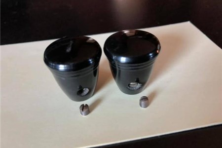 Original Black Blaupunkt Radio Knobs