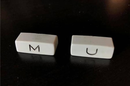 Original Grey Blaupunkt Radio Push Buttons