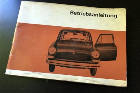 Original Volkswagen Type 3 owner manual