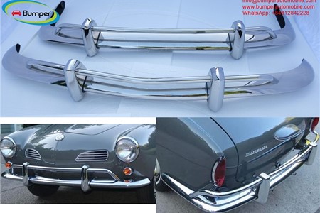 Bumper Volkswagen Karmann Ghia US type (1955 – 1966) by stainless steel  