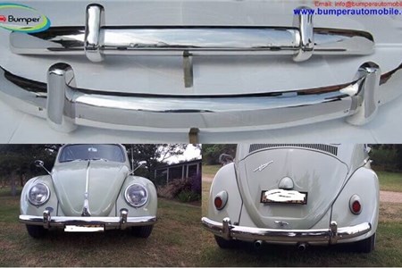 Volkswagen Beetle Euro style bumper (1955-1972) by stainless steel 