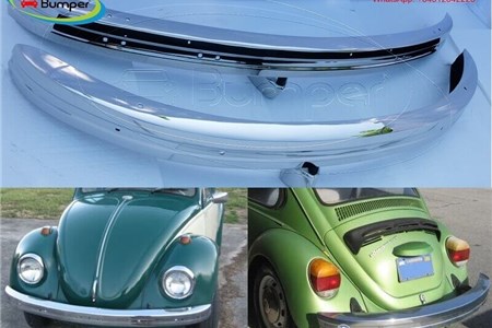 Volkswagen Beetle bumper type (1968-1974) by stainless steel 