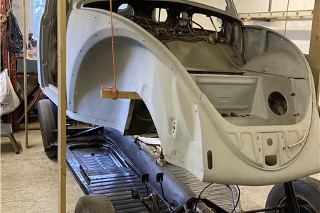 1955 beetle restoration project 