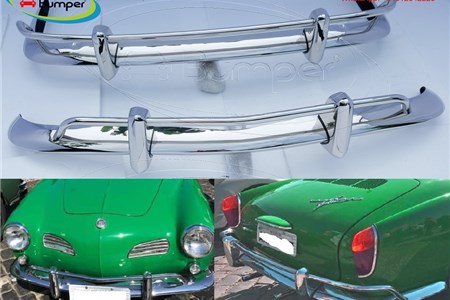 Volkswagen Karmann Ghia US type bumper (1967 - 1969) by stainless steel 